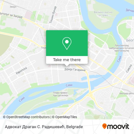 Адвокат Драган С. Радишевић map