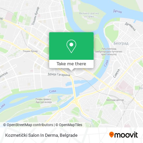 Kozmetički Salon In Derma map