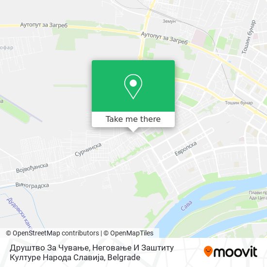 Друштво За Чување, Неговање И Заштиту Културе Народа Славија map