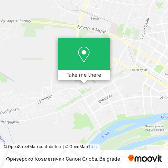 Фризерско Козметички Салон Слоба map