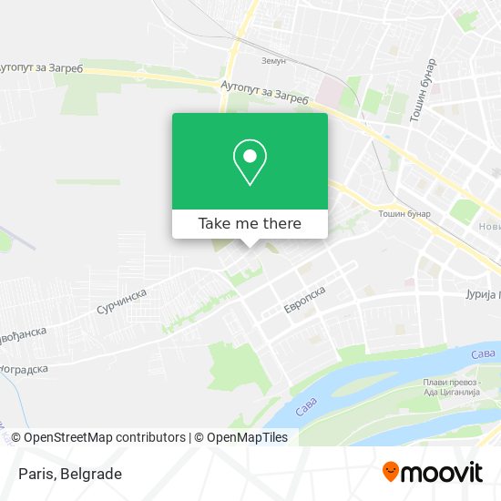 Paris map