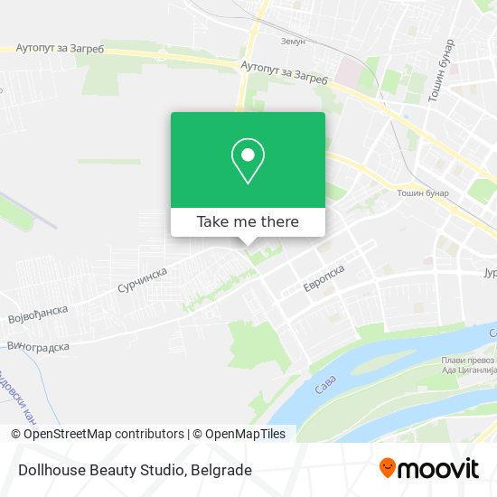 Dollhouse Beauty Studio map