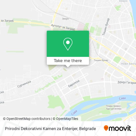 Prirodni Dekorativni Kamen za Enterijer map