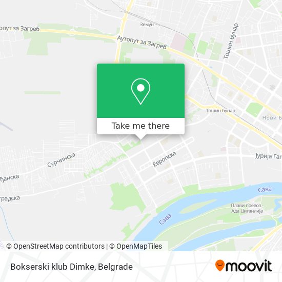 Bokserski klub Dimke map
