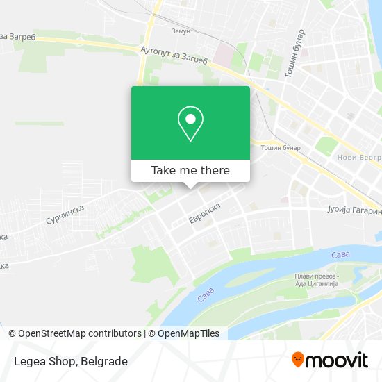 Legea Shop map