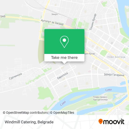 Windmill Catering map