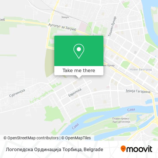 Логопедска Ординација Торбица map