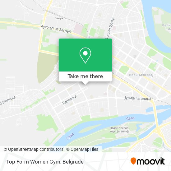 Top Form Women Gym map