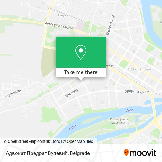 Адвокат Предраг Вулевић map