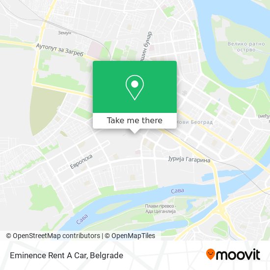 Eminence Rent A Car map