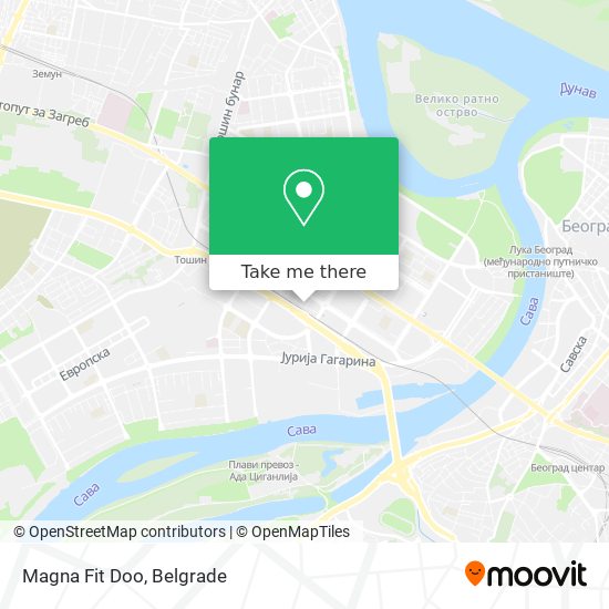 Magna Fit Doo map