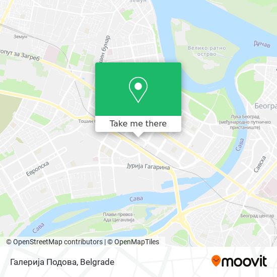 Галерија Подова map