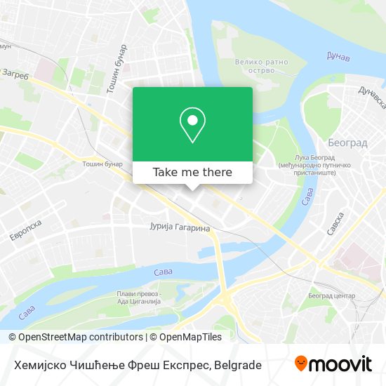 Хемијско Чишћење Фреш Експрес map