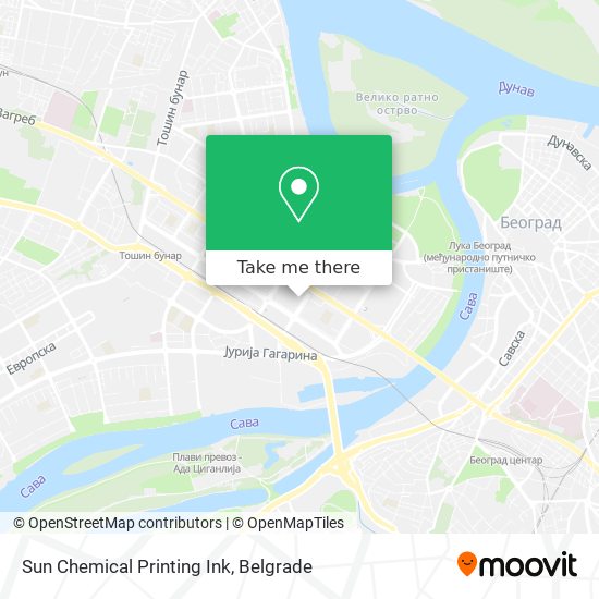 Sun Chemical Printing Ink map