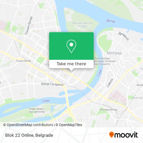 Blok 22 Online map