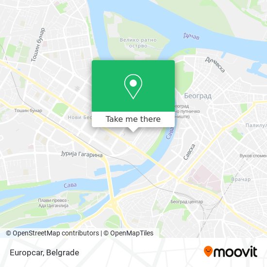 Europcar map