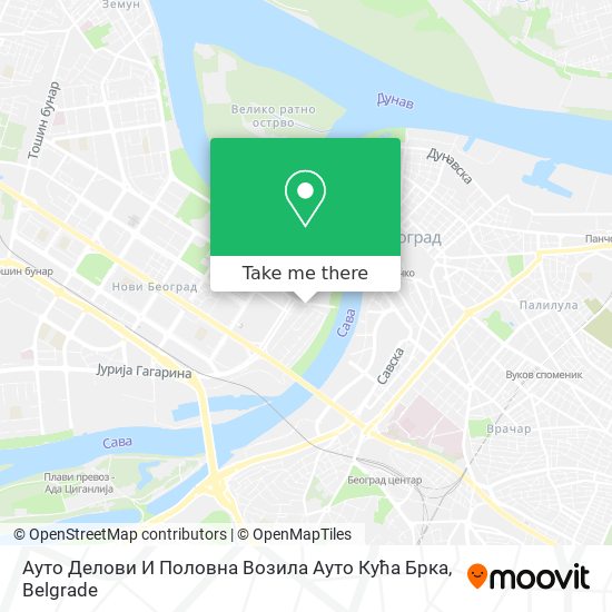 Ауто Делови И Половна Возила Ауто Кућа Брка map