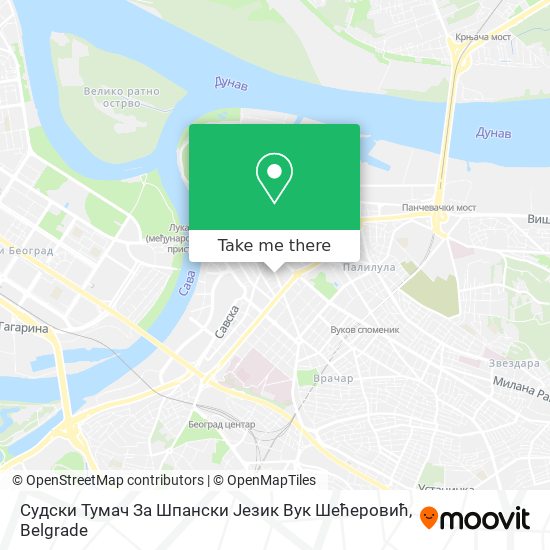 Судски Тумач За Шпански Језик Вук Шећеровић map