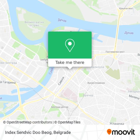 Index Sendvic Doo Beog map