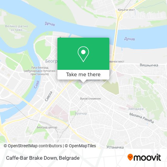 Caffe-Bar Brake Down map