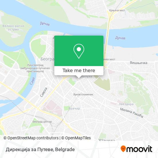 Дирекција за Путеве map