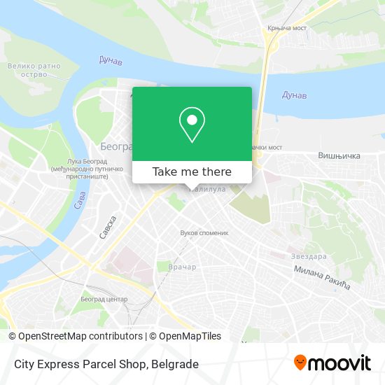 City Express Parcel Shop map