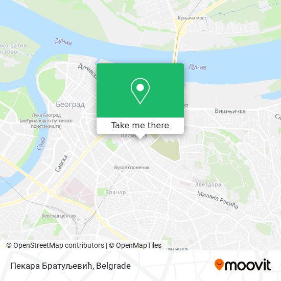 Пекара Братуљевић map