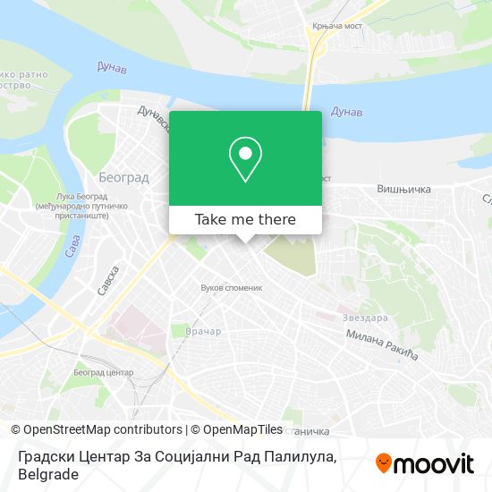 Градски Центар За Социјални Рад Палилула map