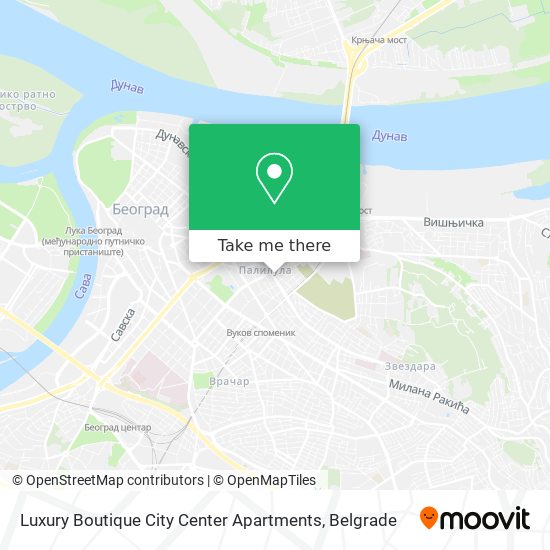 Luxury Boutique City Center Apartments map