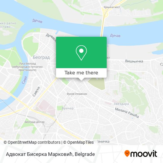 Адвокат Бисерка Марковић map