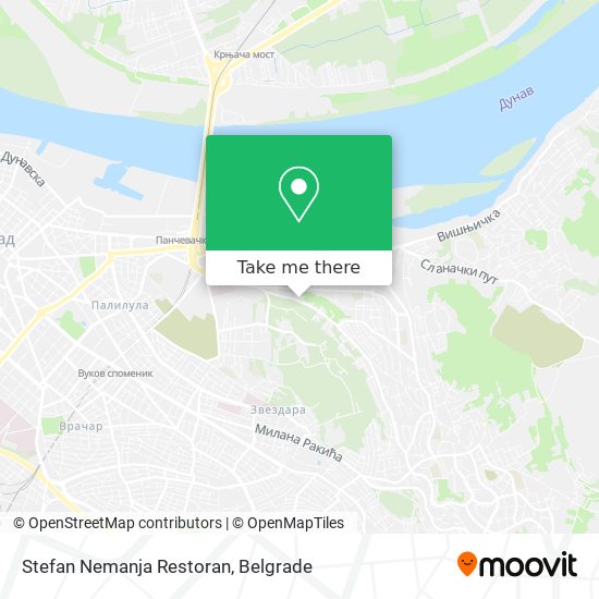 Stefan Nemanja Restoran map