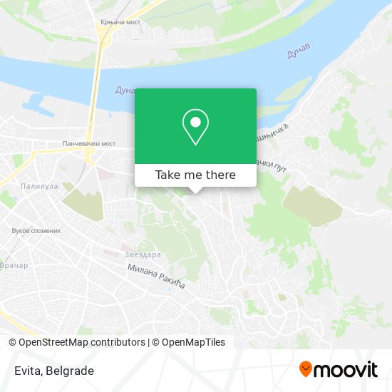 Evita map