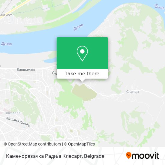 Каменорезачка Радња Клесарт map