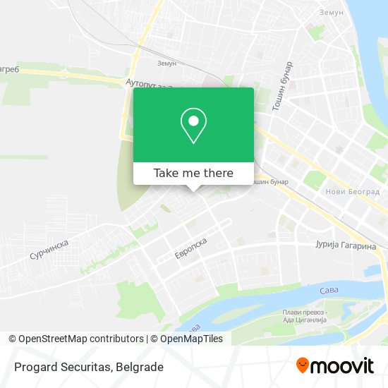 Progard Securitas map