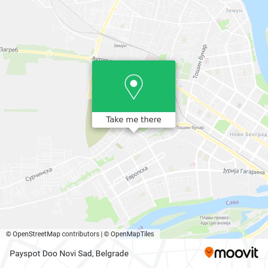 Payspot Doo Novi Sad map