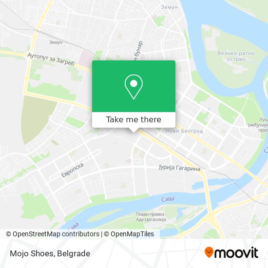 Mojo Shoes map