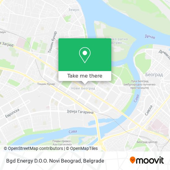 Bgd Energy D.O.O. Novi Beograd map