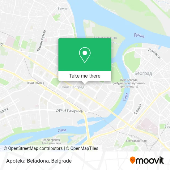 Apoteka Beladona map