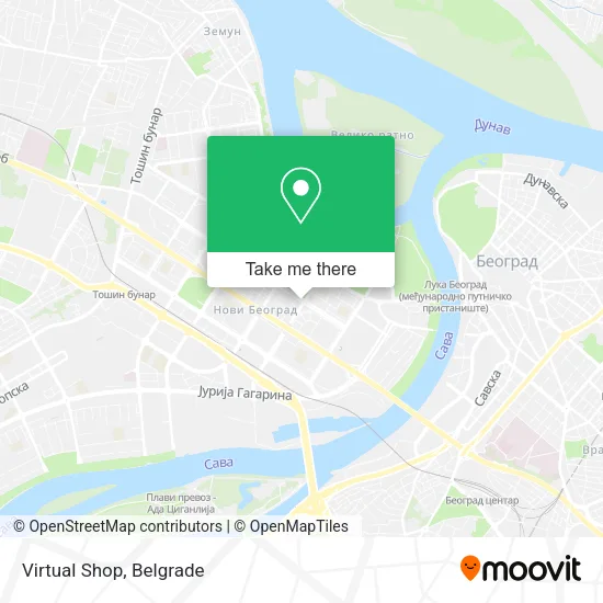 Virtual Shop map
