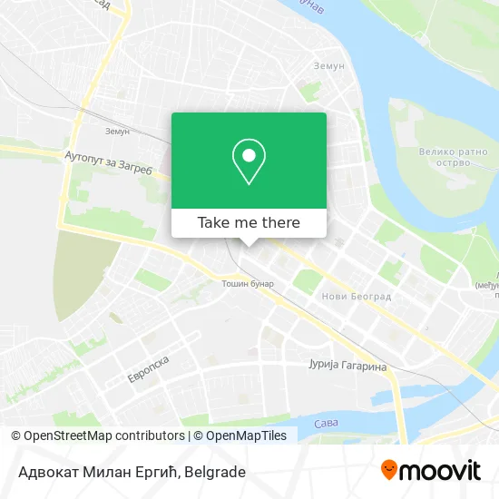 Адвокат Милан Ергић map