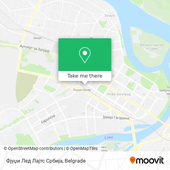 Фјуџи Лед Лајтс Србија map