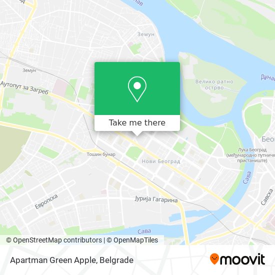 Apartman Green Apple map