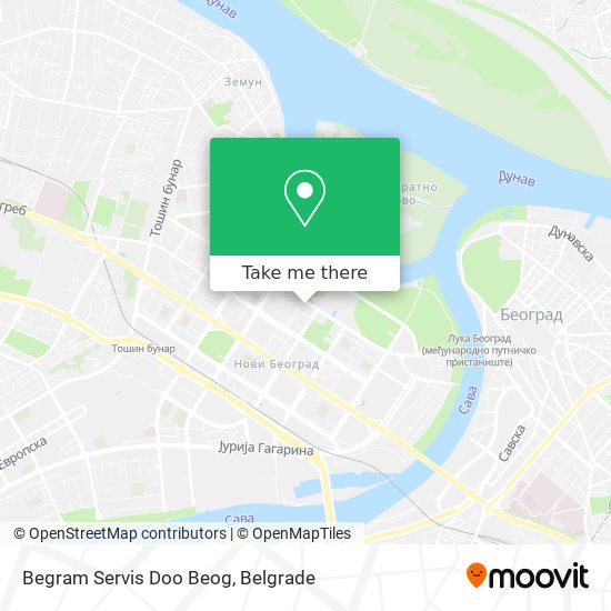 Begram Servis Doo Beog map