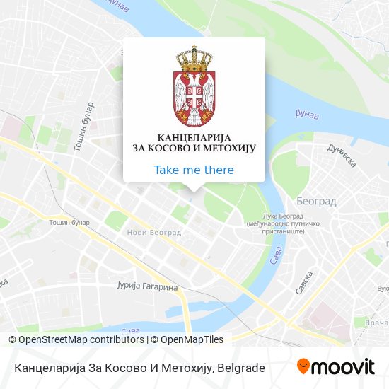 Канцеларија За Косово И Метохију map