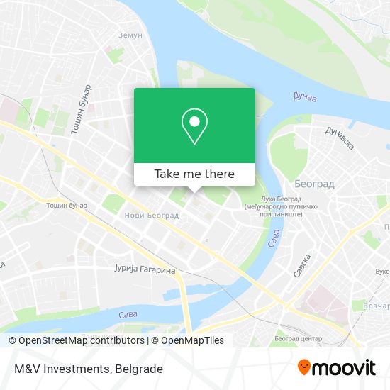 M&V Investments map
