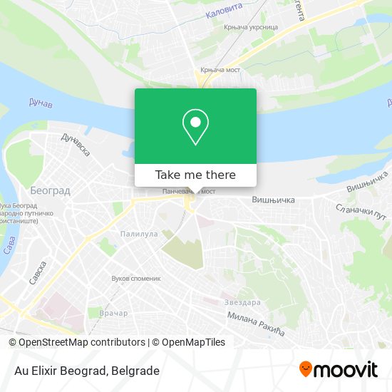 Au Elixir Beograd map