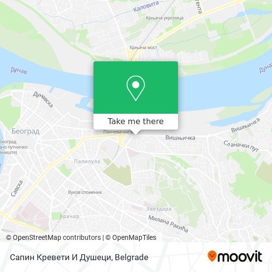 Сапин Кревети И Душеци map