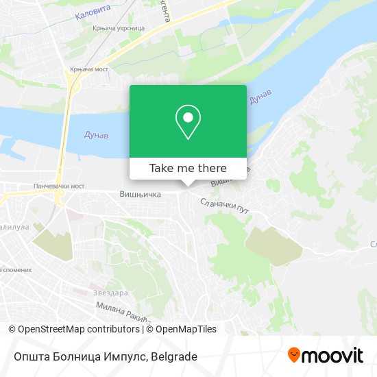 Општа Болница Импулс map