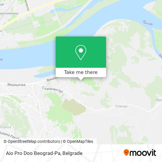 Aio Pro Doo Beograd-Pa map