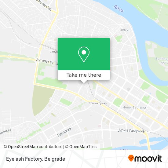 Eyelash Factory map